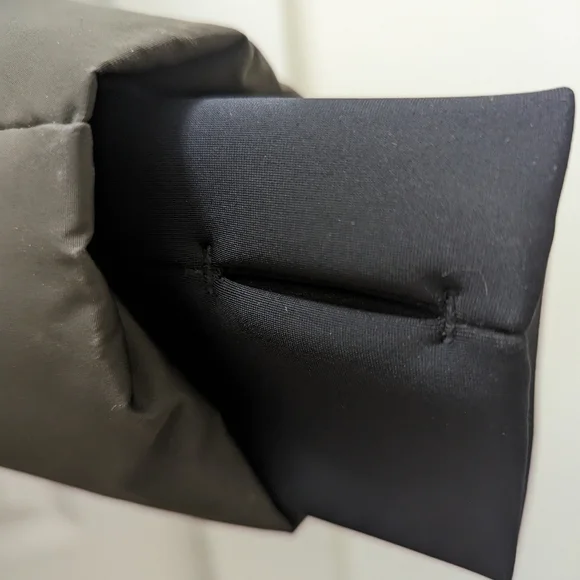 Rudsak muse down racoon fur trim long water resistant parka jacket, green, Small - Picture 8 of 11